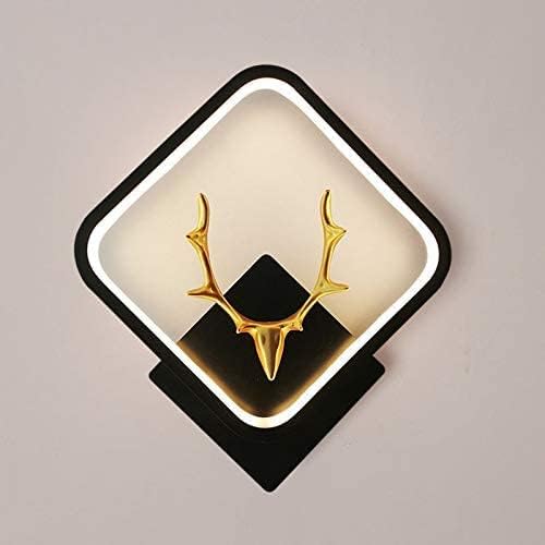SPARC Square Deer LED Wall Light (Color Changing) for Living Room, Bedroom, Dining Area with Black Finish Body