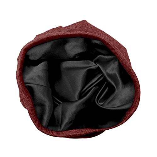 ADAMA Satin Lined Jersey Beanie, Ultra Soft, Fashionable Want It All