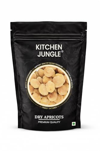 Kitchen Jungle Dried Apricot 1KG | Khumani | Jardalu | Badam BOR |Soft