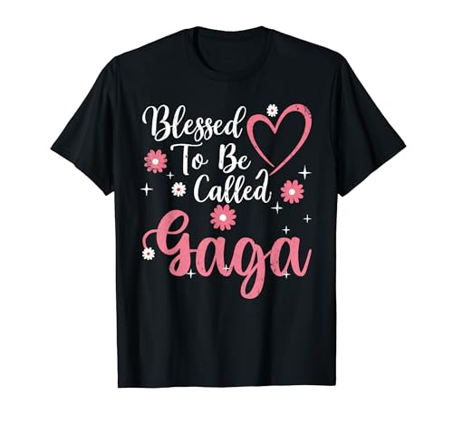 Blessed To Be Called Gaga Flower Heart Cute Mother's Day T�V���c