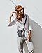 WATERFLY Bauchtasche Gürteltasche Hüfttaschen Handytasche: Kompakt Klein Multifunktional Gürtel Tasche mit Karabiner für Damen Herren EDC Camping Wandern Klettern Reisen Jagd Angeln Dunkelgrau