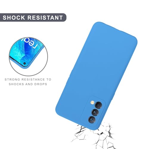 Image of SPRIG Compatible with Realme Gt Master Edition Premium SilkTone (Liquid Silicone) Back Cover Drop Tested Shock Proof Mobile Case for Men, Women, Boys and Girls with Camera Protection (Denim Blue)