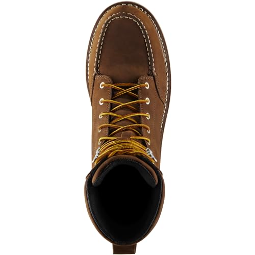 Danner Cedar River 8” Waterproof Work Boots for Men - Premium Leather with Breathable Lining, Comfort Footbed & Non Slip Rubber Outsole, EH Resistant4