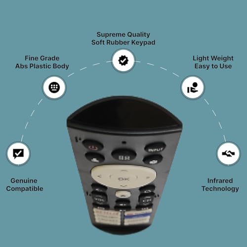 Image of BLACKSHEEP Compatible with Hisense Smart Tv Remote A- Without Voice - Hot Keys Netfix, Prim Video, Sonyliv, Hotstar and Y0Utube Use for LCD Led OLED QLED Uhd 4K Android Tvs-Black