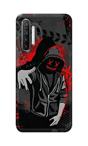 Image of Printed Hard Back Cover for Realme XT Back Cover (Hoodie Rapper) -190724(EA)