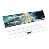 CUCZUUS Clear Tempered Glass Canopy,Aquarium Fish Tank Hoods FITS for Most 20Long/29 Gallon Fish Tanks (Aqueon, Marine Land & Perfecto)(29.21 x 11.69 x 0.16in)