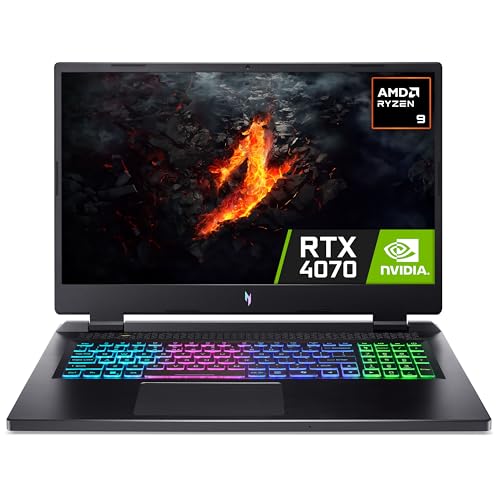 acer Nitro 17 17.3" Gaming Laptop - AMD Ryzen 9, RTX 4070, 1 TB SSD