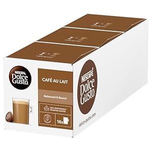 NESCAFÉ DOLCE GUSTO Café Au Lait Coffee Pods (Total 48 Servings)