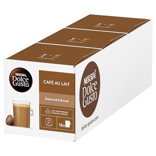 Image of Cafe Dolce Gusto Latte | Nestle Pack 3 Boxes of 18 Capsules Each