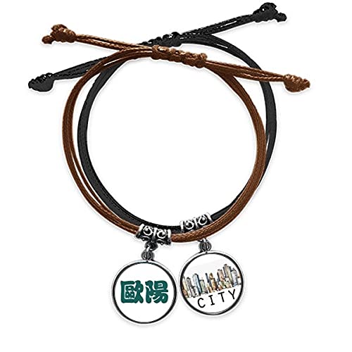 Bracelet corde main chaîne bracelet cuir sidi ethnique ajustable