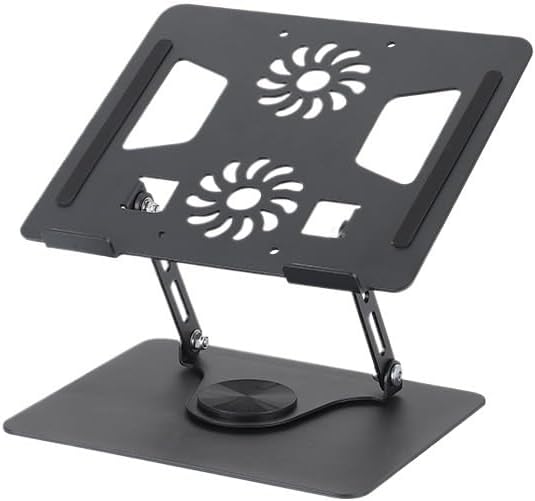 Aluminum Alloy Book Stand 360° Rotation Reading Rack Raised Lowered Holder