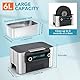 LifeBasis 6L Professioneller CS6.1A Digitaler Ultraschallreiniger Ultraschall Schallplattenreiniger Record CD 49kHZ 240W mit Timer und Heizung Schallplattenhalter & Abflussrohr für Industrie Labor
