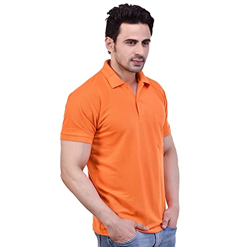 Image of SMAN Men's Polo T-Shirt Regular Fit Half Sleeve Multi Color Combo Pack of 2