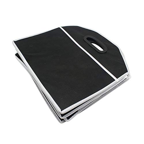 Jorcedi Black Trunk Organizers And Storage Foldable , Extra Large Portable Storage Holder ,With 3 Compartments ,For Car Groceries Caddy Suv #TOP7