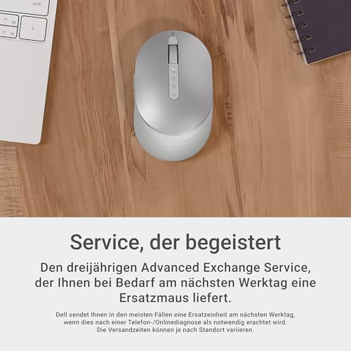 DELL Premier Wireless-Maus MS7421W Silber
