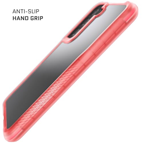 Image of Ghostek COVERT Clear Pink Samsung S22 Case for Women Premium Protective Phone Cover Screen and Camera Lens Protection Wireless Charging Compatible Thin Designed for 2022 Galaxy S22 5G (6.1inch) (Pink)