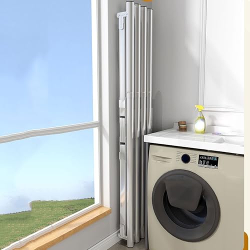 Séchoir à linge pliable pour balcon et intérieur modulable - 4