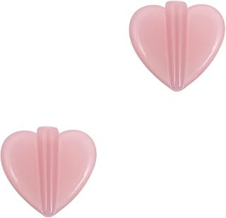 FOMIYES 2 pçs moldes de unha em relevo resina molde em relevo ferramentas de arte de unha formato de coração armação de metal equipamento de arte para unhas DIY decoração de arte rosa