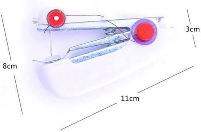Draagbare handmatige bediening van de naaimachine Naaigereedschap Naaien Doek Stof Handig handwerkgereedschap - Image 3