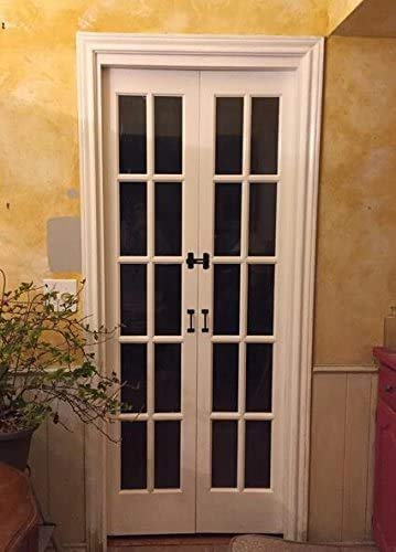 2 Pack Large Stainless Steel Gate Latches, Door Holder Flip Latch Safety Door Bolt Latch Lock (Black) #TOP5