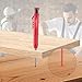 24Pcs 2.8mm Carpenter Pencil Refill - Long Lasting HB Refill for Construction Pencils Replacements Carpenter Marker Graphite Woodworking Mechanical Pencil Leads(Red)