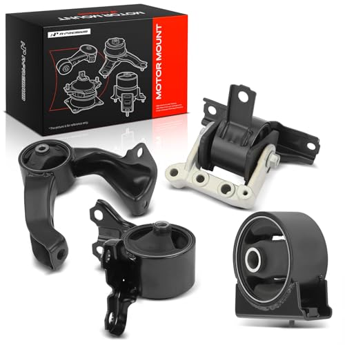 A-Premium 4PCS Engine Motor and Transmission Mount Set Compatible with Jeep Compass Patriot 2007-2017 & Dodge Caliber 2007-2011, 1.8L 2.0L 2.4L, CVT or Manual or Automatic Trans, Replace# 5105493AB
