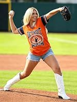 Baseball Jersey Women Oversized V-Neck Baseball Mom Shirts Streak Short Game Day Sleeve Tee Tops Orange — image 4