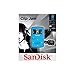 SanDisk 8GB Clip Jam MP3 Player, Blue - microSD Card Slot and FM Radio - SDMX26-008G-G46B