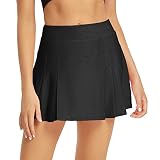 Tennis Skirt Athletic Pleated Mini Skirt Performance Golf Tennis Skorts Skirts for Women with Pocket