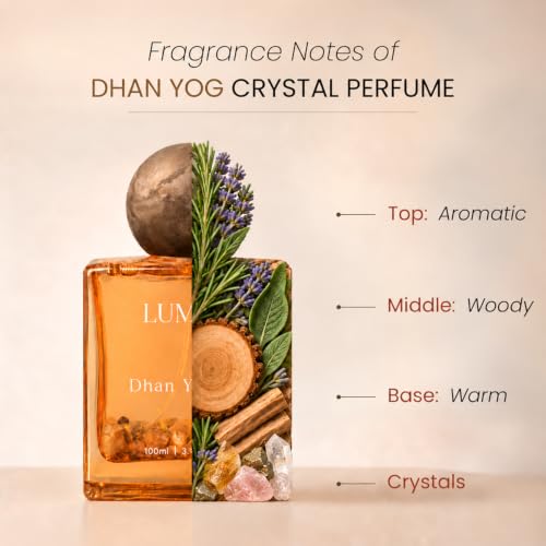 Lumus Store पर जाएं Lumus Dhan Yog Crystal Perfume, 100ml - Image 6