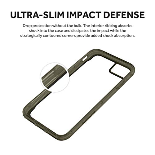 Griffin Survivor Gip-042-Blk Clear Case For Apple Iphone Se (2020) / 8/7 / 6S / 6 [Slim Design I Shock Absorbing Corners I Qi Compatible Mobile Phone Case] (Black/Transparent) #TOP1