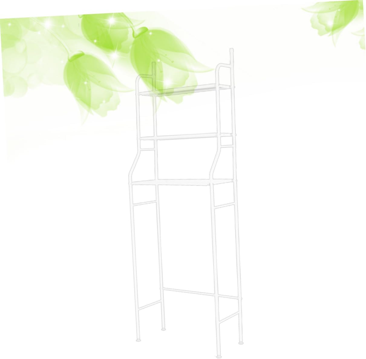 Mikinona Toilet Storage Shelves Toilet Organizer Bathroom Storage Rack Rack for Kitchen Easy to Assemble Sturdy