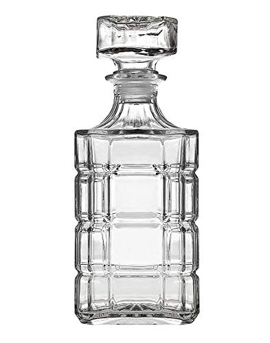 Whiskey Decanter for Scotch Liquor Bourbon or Wine - 750ml - Thumbnail 3