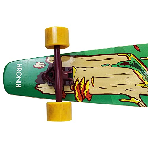 Skate Longboard Truck Blindado Completo Profissional Montado