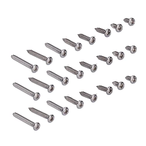 Tornillos de cabeza pan M3 autoperforantes acero 304 200 piezas miniatura 6