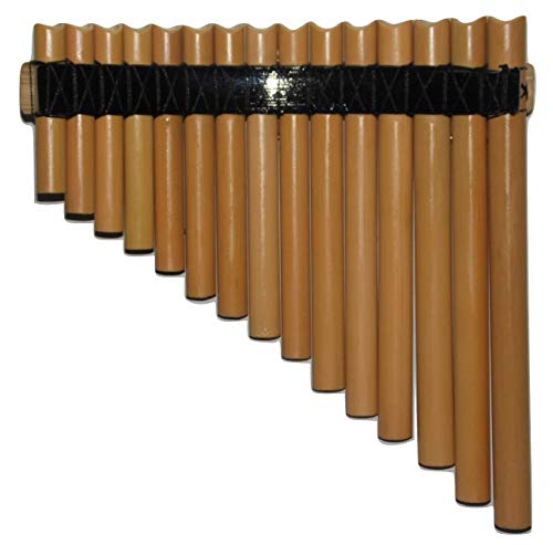 Beginner Bamboo Pan Flute + Easy Tuning Stick (With Marks) + Case #TOP2