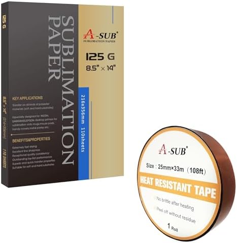 Lzerking Sublimation Paper 8.5 X 11 In 75 Sheets, 125g Heat - Foto 6