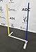 ActiveDogs Agility Above Ground Weave Poles - Outdoor Dog Obstacle Agility Training Exercise Equipment (2x2 Weave Pole System)