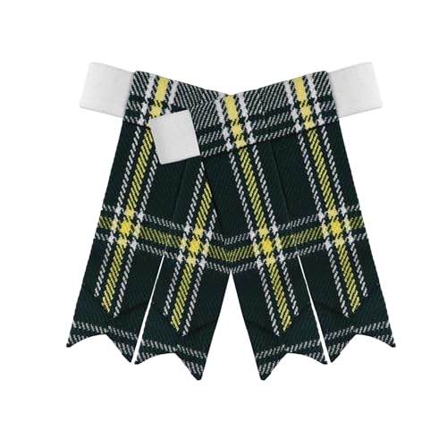 Image of Scottish Tartan Kilt Flashes with Elastic Adjusters