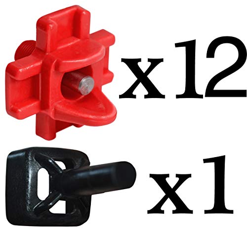 Rentacoop Make Your Own Waterer Kit - Horizontal Side Chicken Nipples + Installation Piece (12 Pack) #TOP1