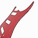 Custom Guitar Pickguard Fits Stratocaster strat Standard 11 Hole, 3 Ply Dark Red