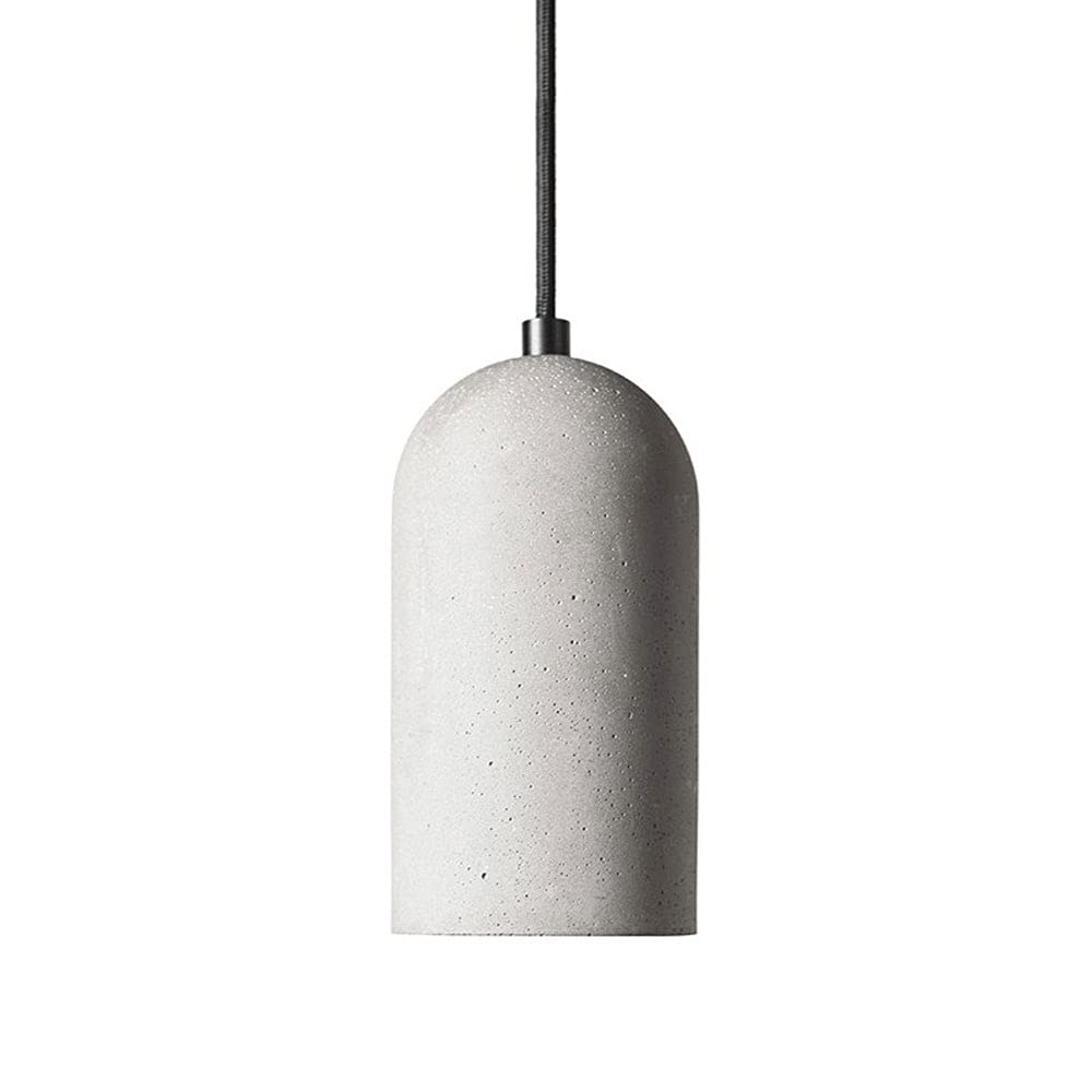 Lámpara Colgante industrial de cemento gris para iluminar rincones oscuros 2