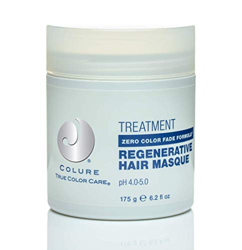 COLURE Regenerative Hair Masque Instantly Strengthens and Repairs Dry Damaged Hair. Vegan and Cruelty-Free Formula.