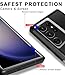 DHSVEN for Samsung Galaxy S23 Ultra Case, Shockproof and Drop-Proof Non-Slip, Heavy Duty Protective Case for Samsung S23 Ultra 6.8 Inch (Black/Gray)