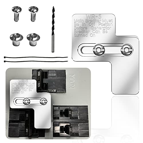 MOTOQUEEN Generator Interlock Kit WR-05 Fits for Siemens 100 Amp/Murray 100 Amp Panel
