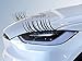 CarLashes for Tesla Model X and Model S - Car Headlight Eyelashes - Classic BLACK