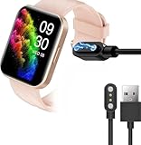 Compatible con RUIMEN D1 Smartwatch Cargador, Magnético Carga Reloj Inteligente USB 3.3ft Compatible con RUIMEN D1 1.85" Smartwatch (Negro)