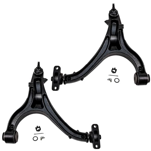 Image of Detroit Axle - Front End 14pc Suspension Kit for 05-10 Jeep Grand Cherokee Commander 2005 2006 2007 2008 2009 2010, 4 Upper & Lower Control Arms 4 Tie Rods 4 Front & Rear Sway Bars 2 Boots Replacement