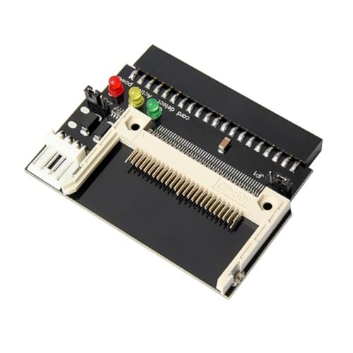 suckoo 3.5 IDE 40pin Female to CF Card Adapter Converter CF Memory Card to 3.5 IDE Female Hard Drive Expansion Board Card 180 Degree Black