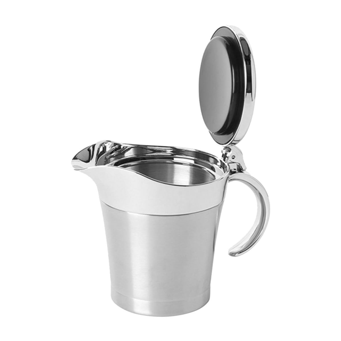 Recipiente para salsa de acero inoxidable 450ml para cocinas y almacenamiento hermético
